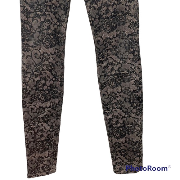 Joe’s Skinny Jeans Chantilly Lace Blush Print Skinny Printed Jeans - Size 26 - Picture 4 of 11